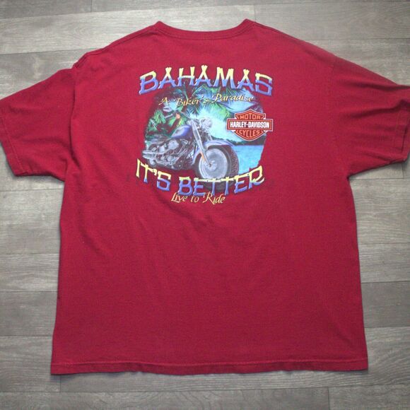 Harley Davidson Shirt Mens 2XL Its Better in the Bahamas - Picture 2 of 5